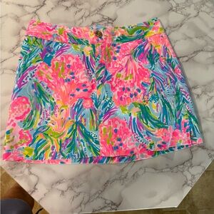Lilly Pulitzer Vibrant Pink and Blue Women's Shorts